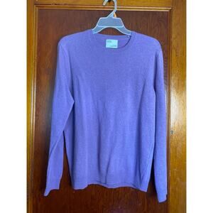 Sustainable Merino Wool Lavender Sweater Medium